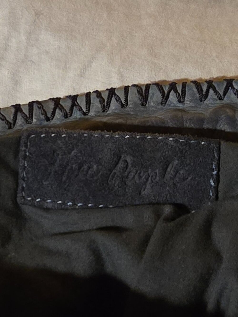 Free People Leather Boho Bag. - Picture 6 of 8